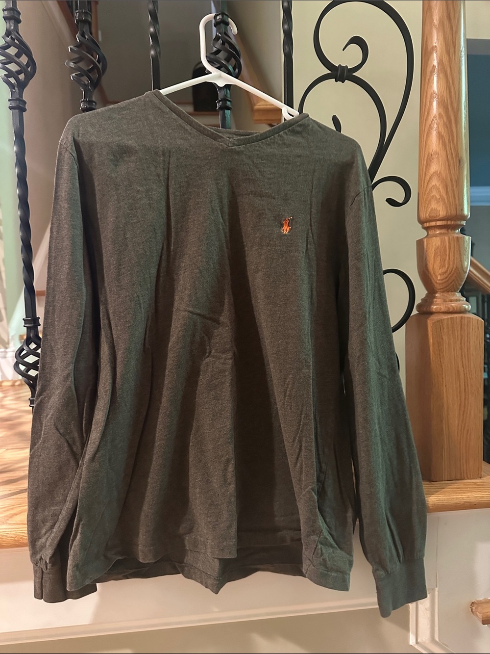 Polo Ralph Lauren Dark Gray Long Sleeve Tee